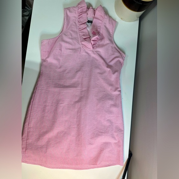 Mud Pie Sailer Seersucker Dress - Picture 2 of 6